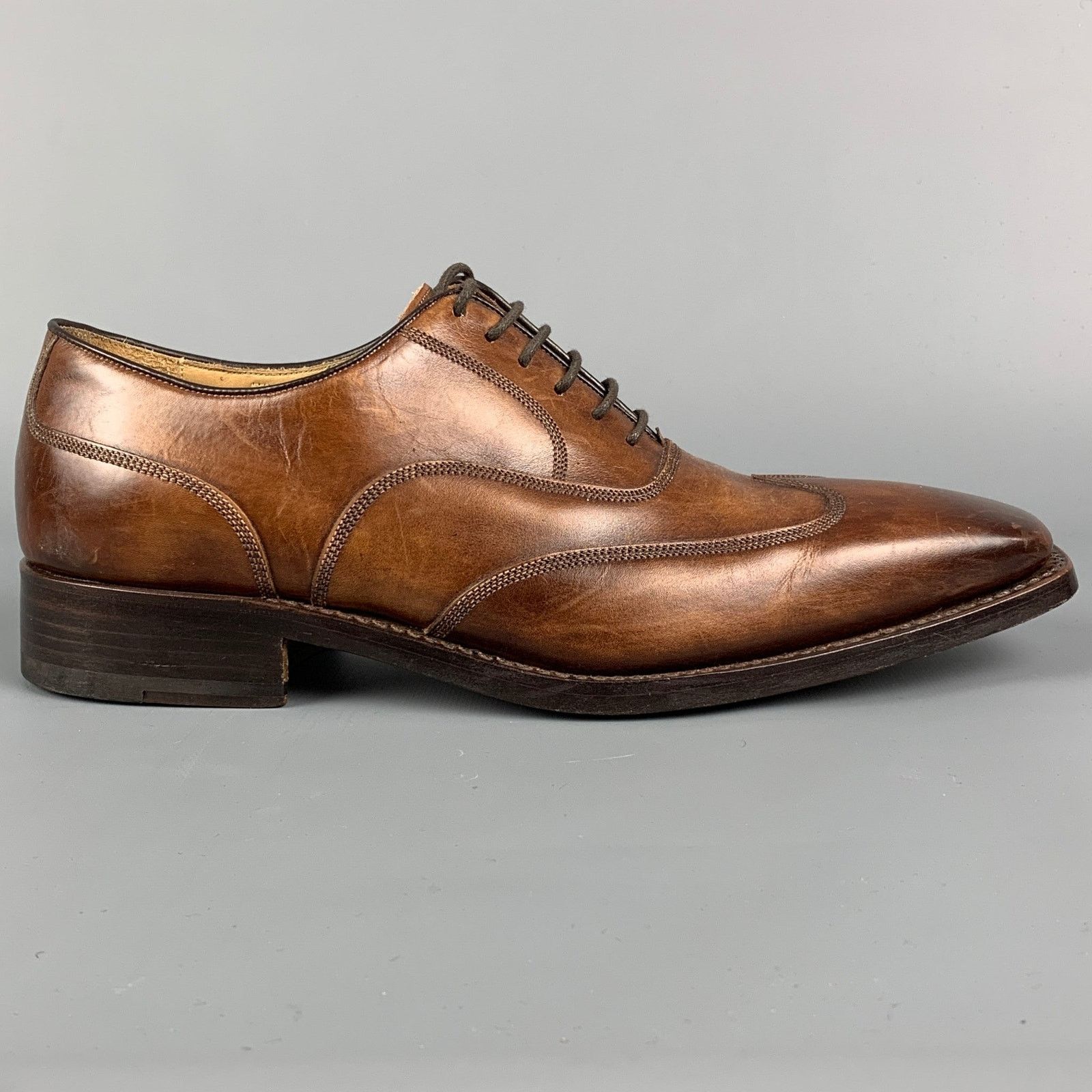 Other CALZOLERIA HARRIS x BARNEY'S NEW YORK Oxford Lace-Up Shoes Size US 7.5 / EU 40-41 - 2 Thumbnail