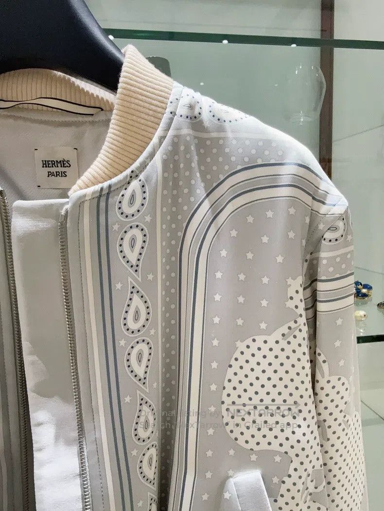 Hermes Hermes Silk Jacket Size XS / US 0-2 / IT 36-38 - 6 Thumbnail