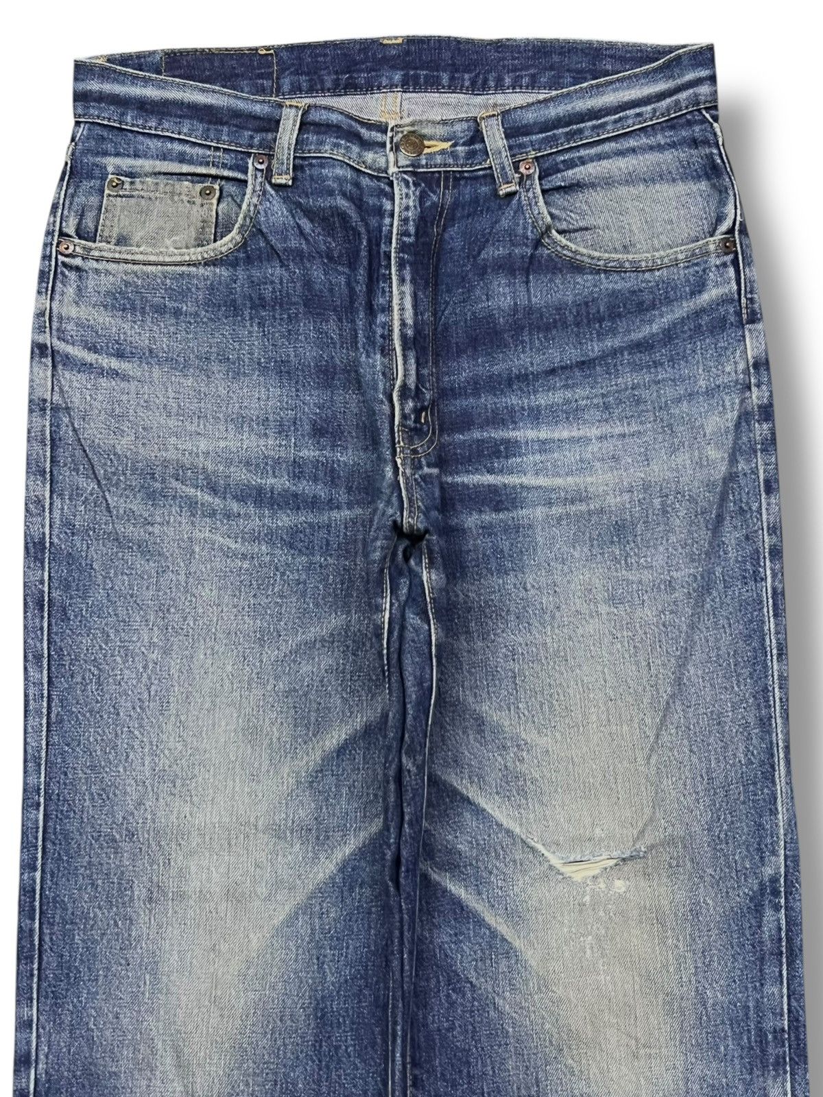 Japanese Brand Vintage GL Heart Japan - Faded Wash Jeans Size US 33 - 4 Thumbnail
