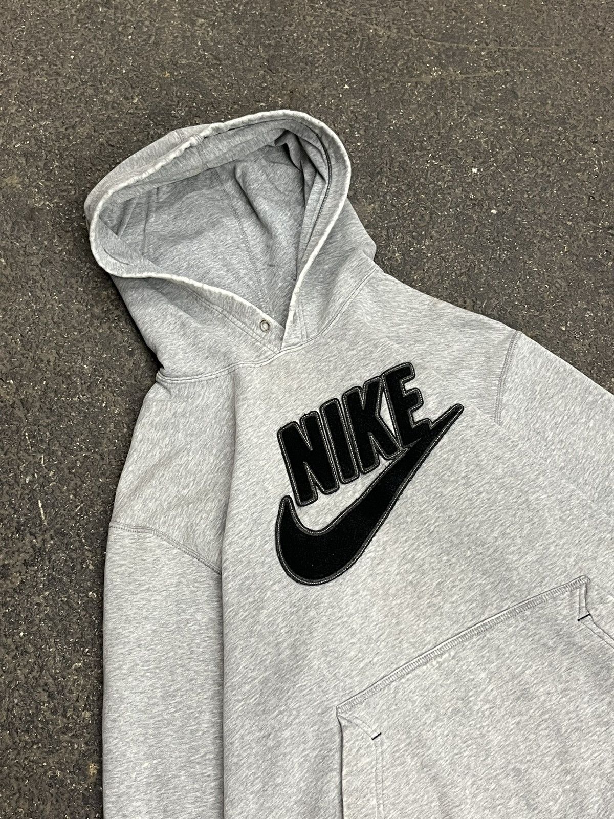 Nike × Vintage Nike y2k faded and distressed embroidered hoodie hype skater Size US M / EU 48-50 / 2 - 6 Thumbnail