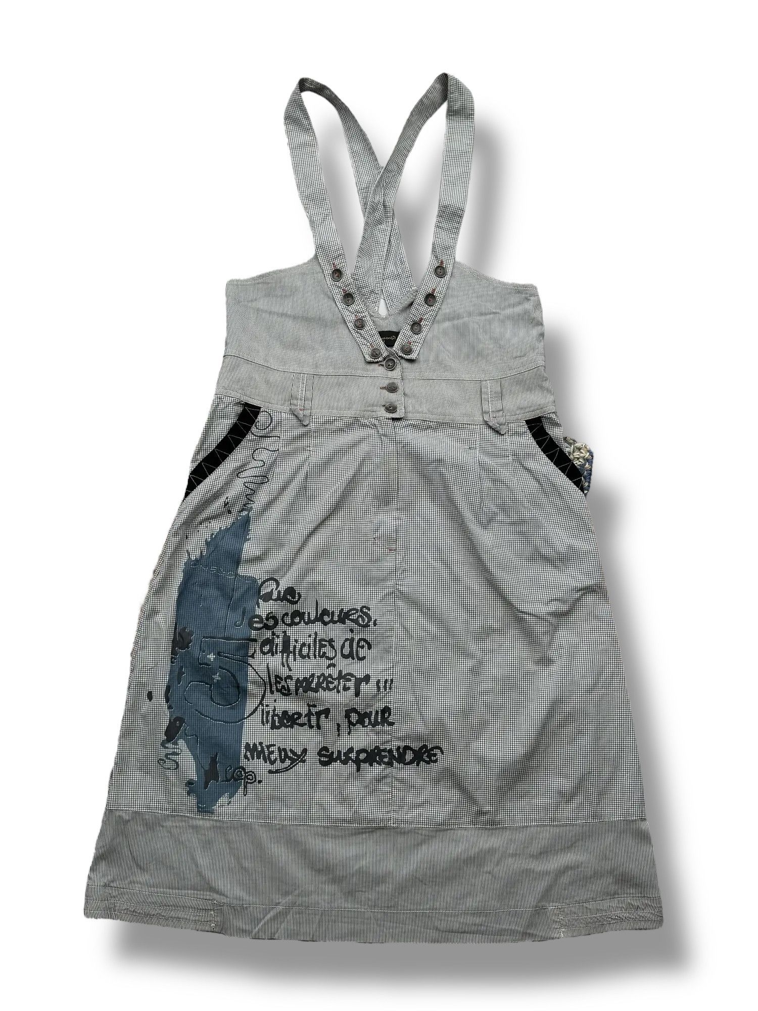 Japanese Brand Y2K Dress With Buttons(V304) Size M / US 6-8 / IT 42-44 - 1 Thumbnail