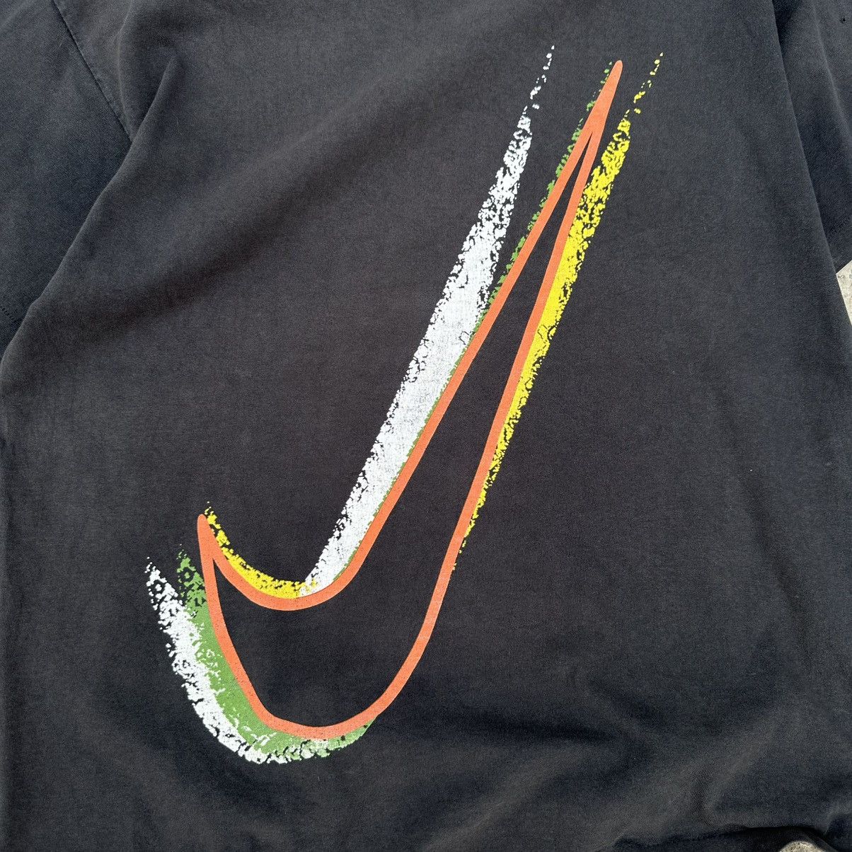 Japanese Brand × Nike VTG Japanese Style Adult Nike Big Swoosh 90s Single stitch Size US XXL / EU 58 / 5 - 7 Thumbnail