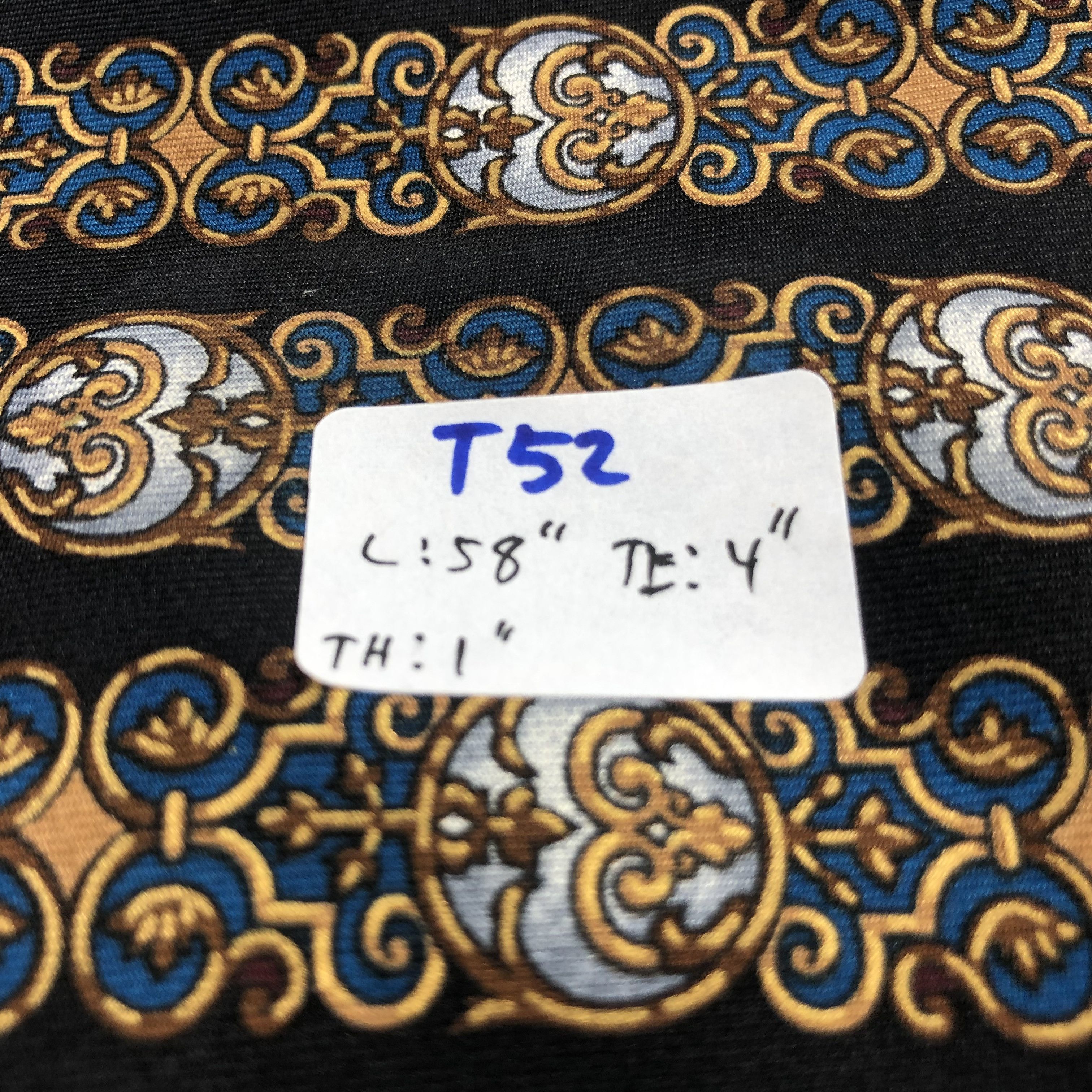 Vintage ChrISTIan diOR Baroque Silk Neck Tie T52 Size ONE SIZE - 6 Thumbnail