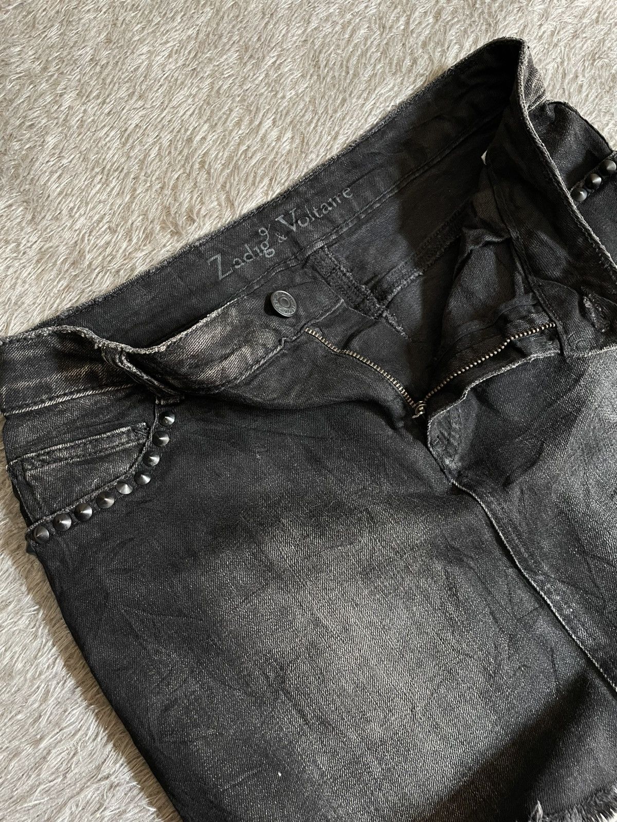 Zadig & Voltaire Y2k Zadig & voltaire mini skirt gothic Size 30" / US 8 / IT 44 - 2 Thumbnail
