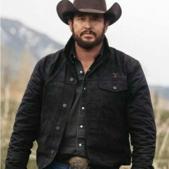 Other NEW YELLOWSTONE RIP WHEELER BLACK JACKET SZ EXTRA LARGE XL Size US XL / EU 56 / 4 - 6 Thumbnail