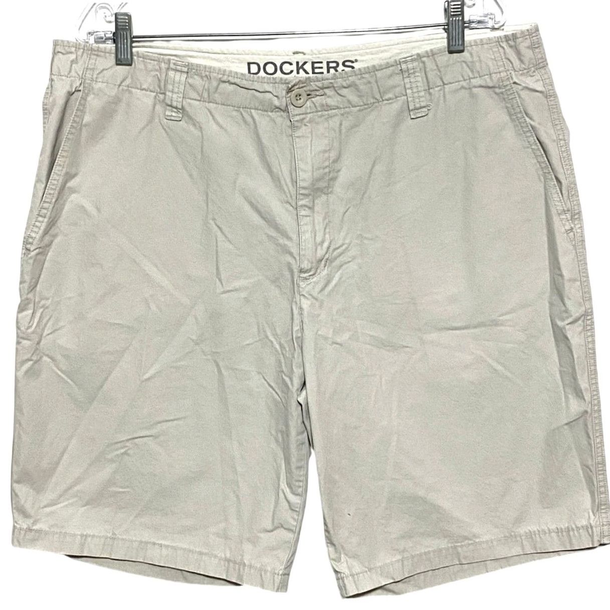 Dockers VINTAGE Dockers Khakis Chinos Shorts Men 38 Preppy Classic Casual Cotton Neutral Capsule Casual Workwear Mens Size US 38 / EU 54 - 2 Thumbnail