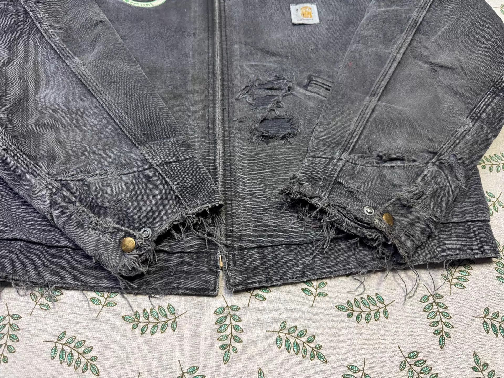 Carhartt Vintage Carhartt J01 Detroit Jacket Black 48/XL Size US M / EU 48-50 / 2 - 3 Thumbnail