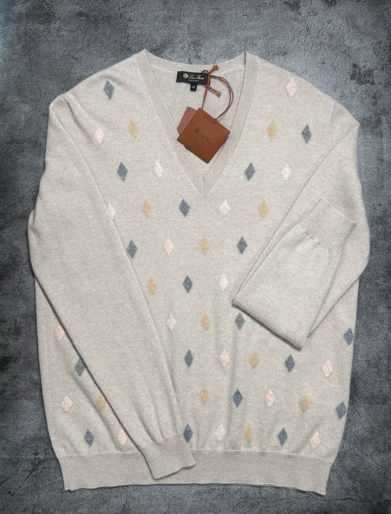 Ermenegildo Zegna Loro Piana Women's Cashmere Sweater Size US L / EU 52-54 / 3 - 3 Thumbnail