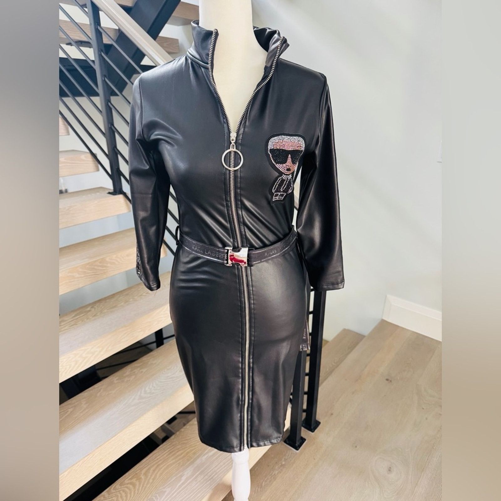 Karl Lagerfeld Tweed Midi Dress | Grailed