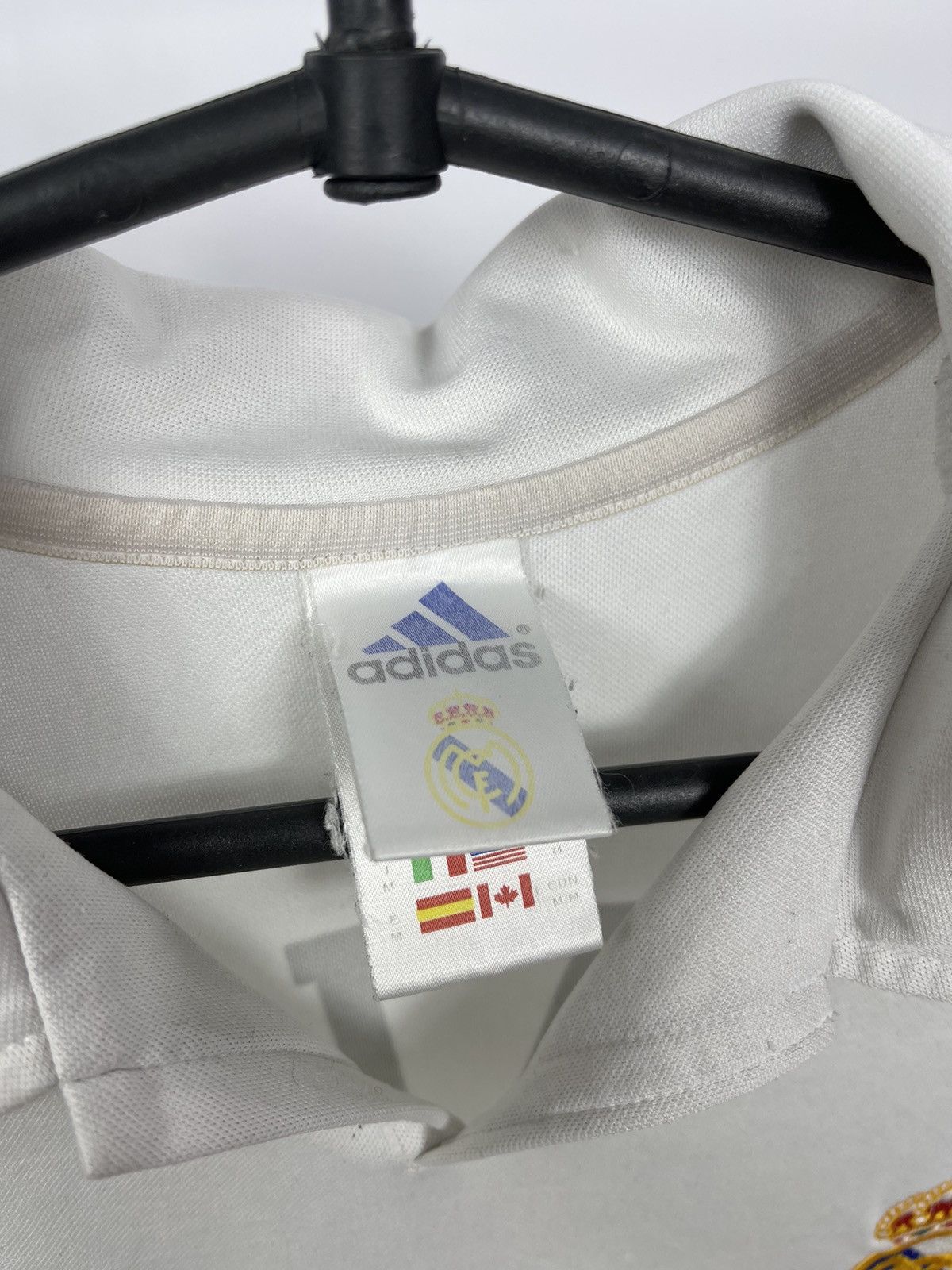 Adidas 2002-03 Adidas Real Madrid Centenary Home Shirt Size M White Size US M / EU 48-50 / 2 - 4 Thumbnail