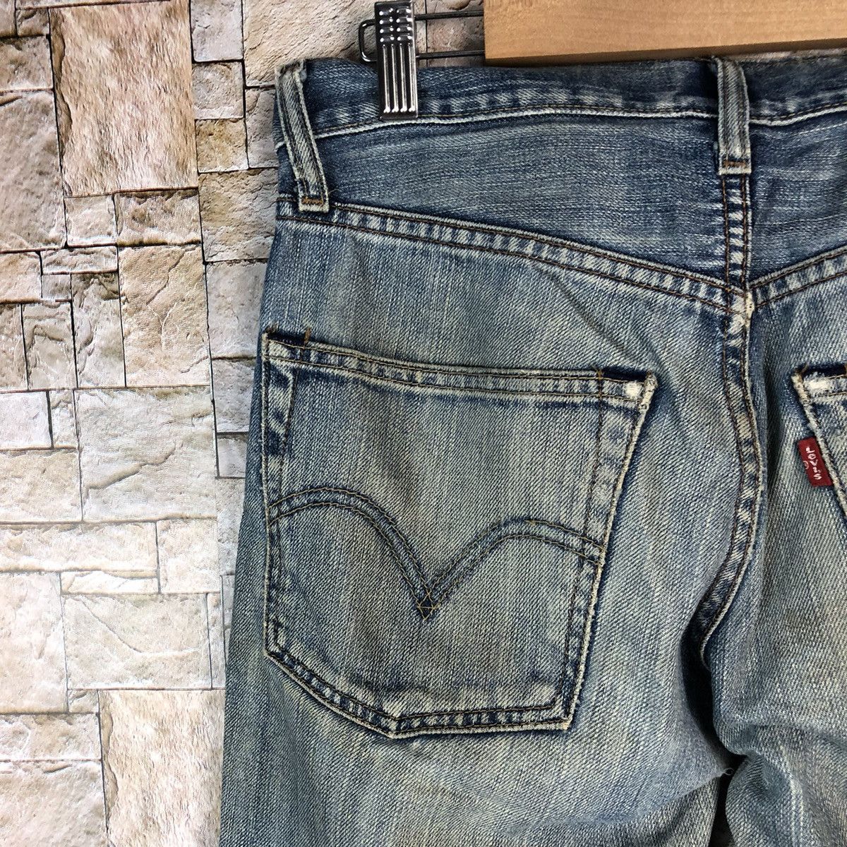 Levi's Levis 502 Blue Denim jeans Pants #A1036 Size US 31 - 16 Thumbnail