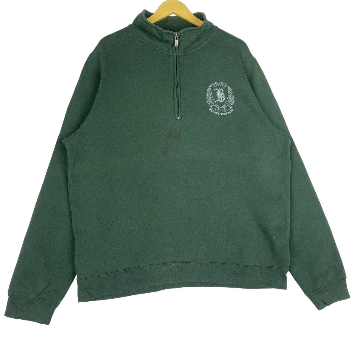 Brooks Brothers Brooks Brothers Sweatshirt Half Zip Pullover Jumper Size US L / EU 52-54 / 3 - 4 Thumbnail