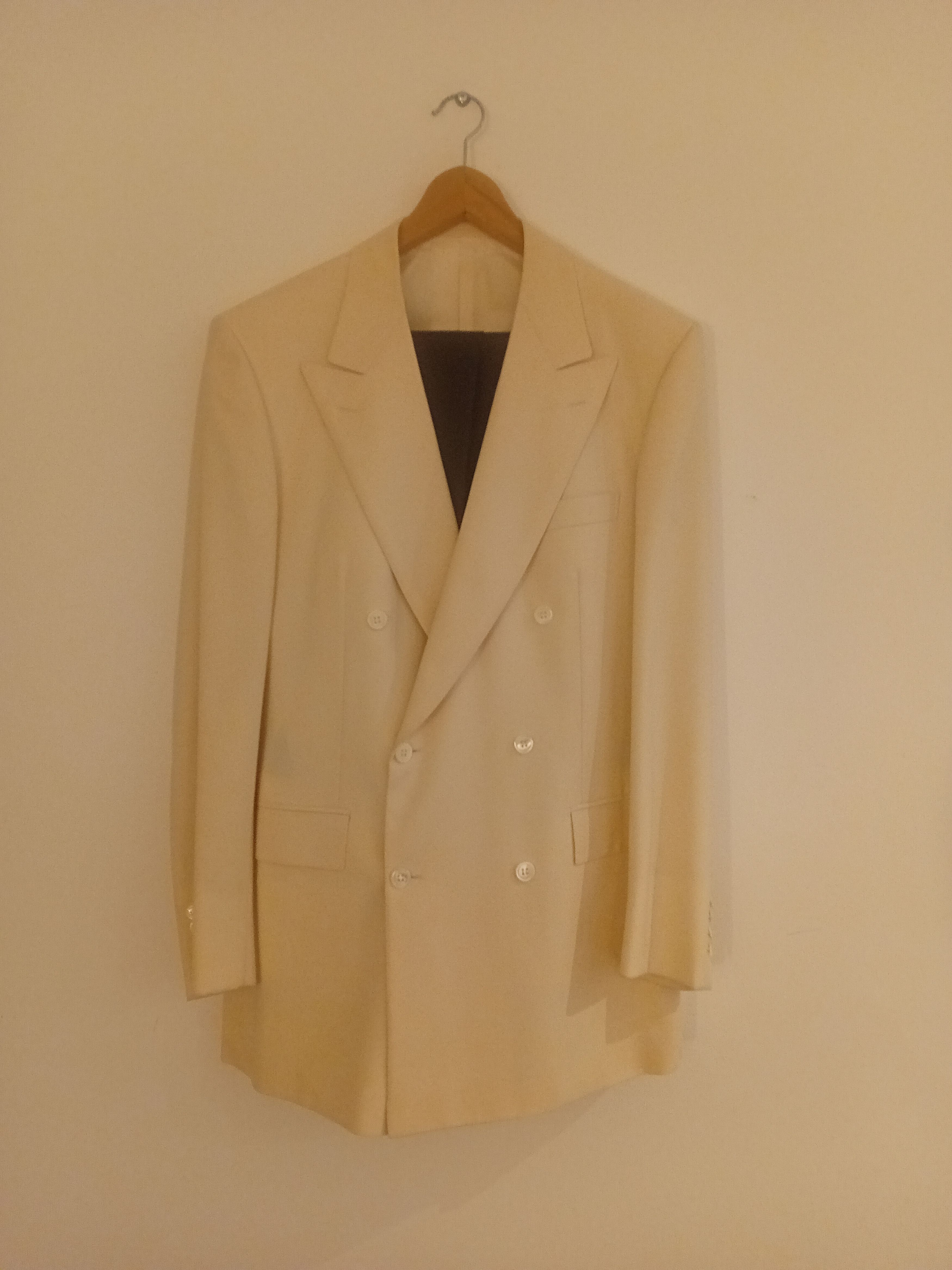 Brioni **SOLD** Brioni Ivory Double-Breasted Tuxedo Size 40R - 9 Thumbnail