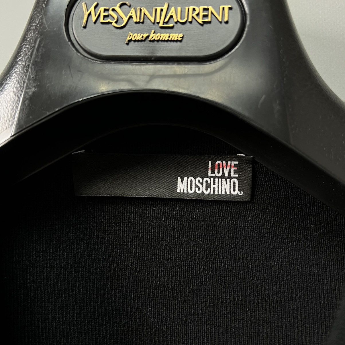 Love Moschino Love Moschino Cardigan With Logo In Black Size M / US 6-8 / IT 42-44 - 8 Thumbnail