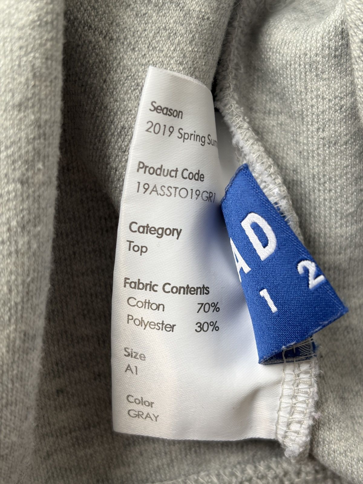Ader Error Adder Error Gray Zip Heavy Hoodie Size US L / EU 52-54 / 3 - 17 Thumbnail