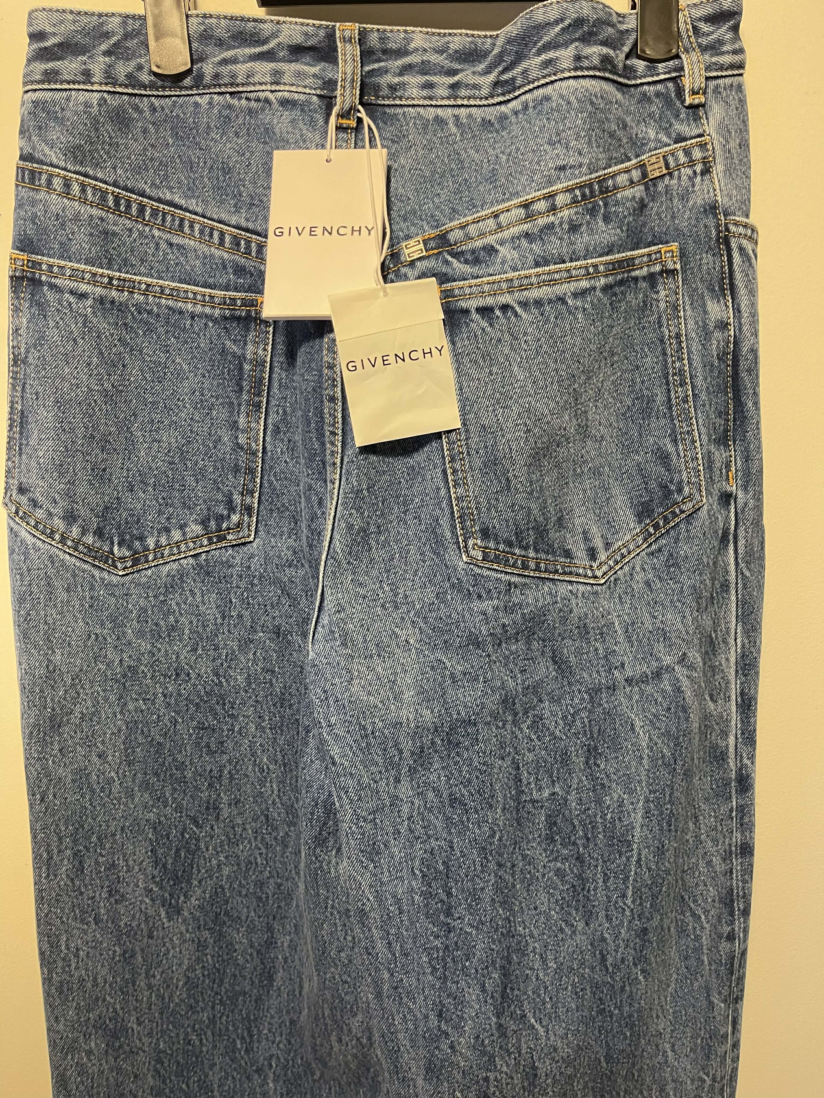Givenchy Givenchy Blue Low Crotch Jeans Size US 30 / EU 46 - 4 Thumbnail