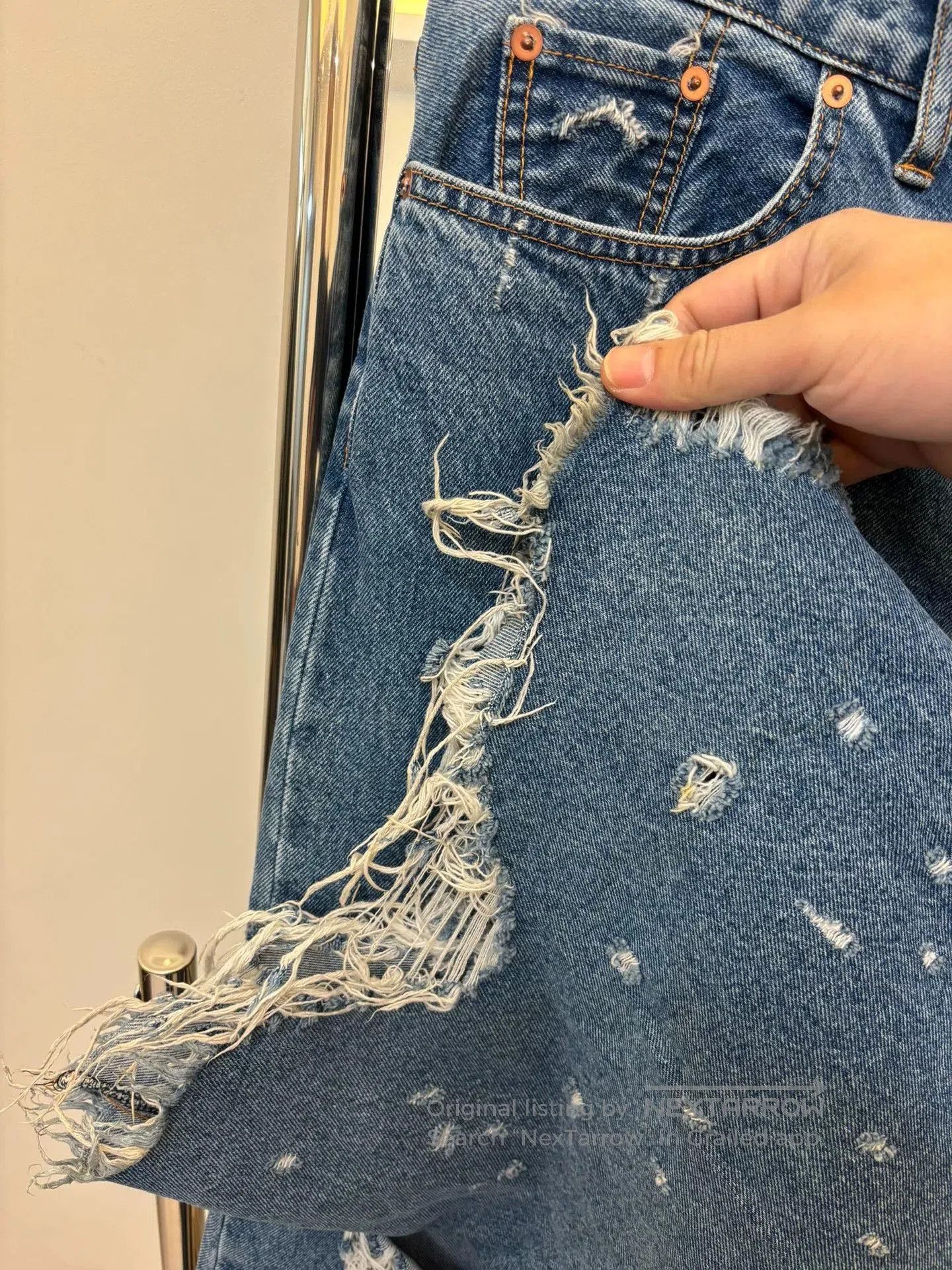 Doublet doublet Distressed Denim Wide. Size US 34 / EU 50 - 6 Thumbnail