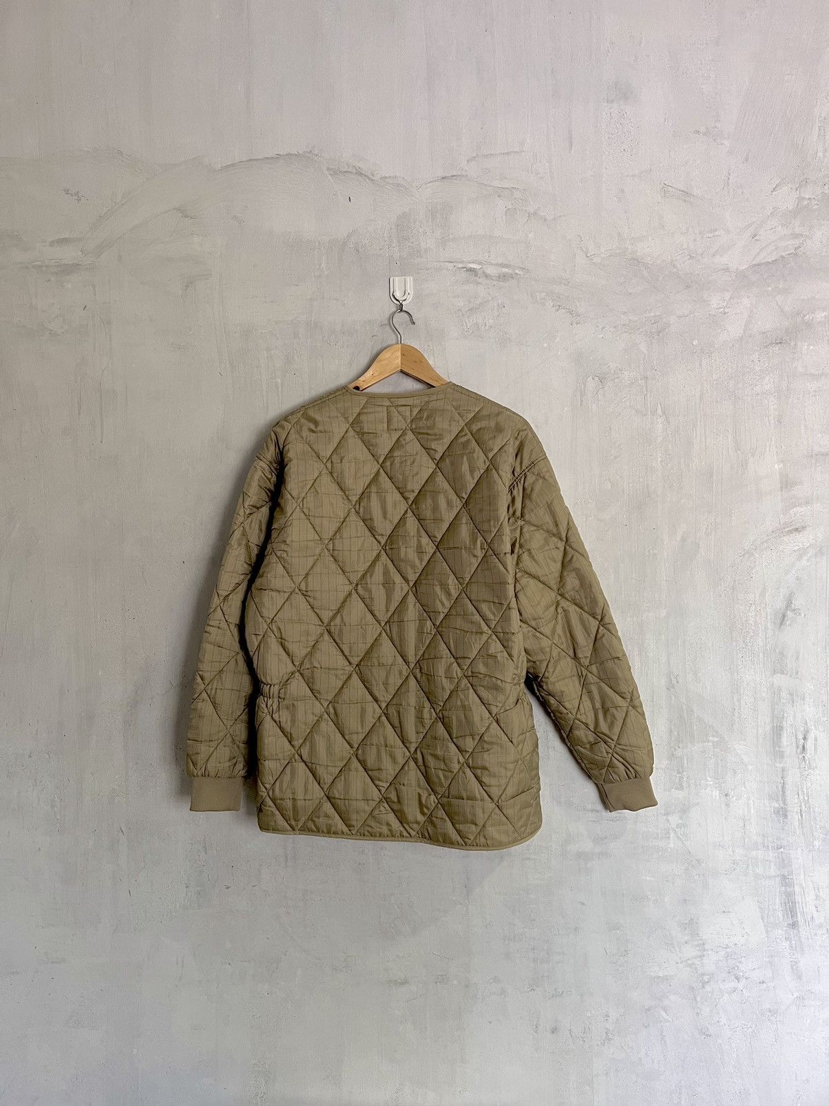 Other Vtg Army green Quilted Jacket Size US XL / EU 56 / 4 - 3 Thumbnail