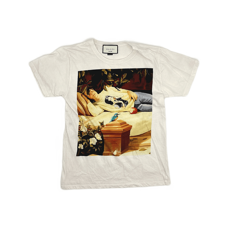 Gucci Gucci Pattern Printed Round Neck T-Shirt Size US XS / EU 42 / 0 - 1 Thumbnail