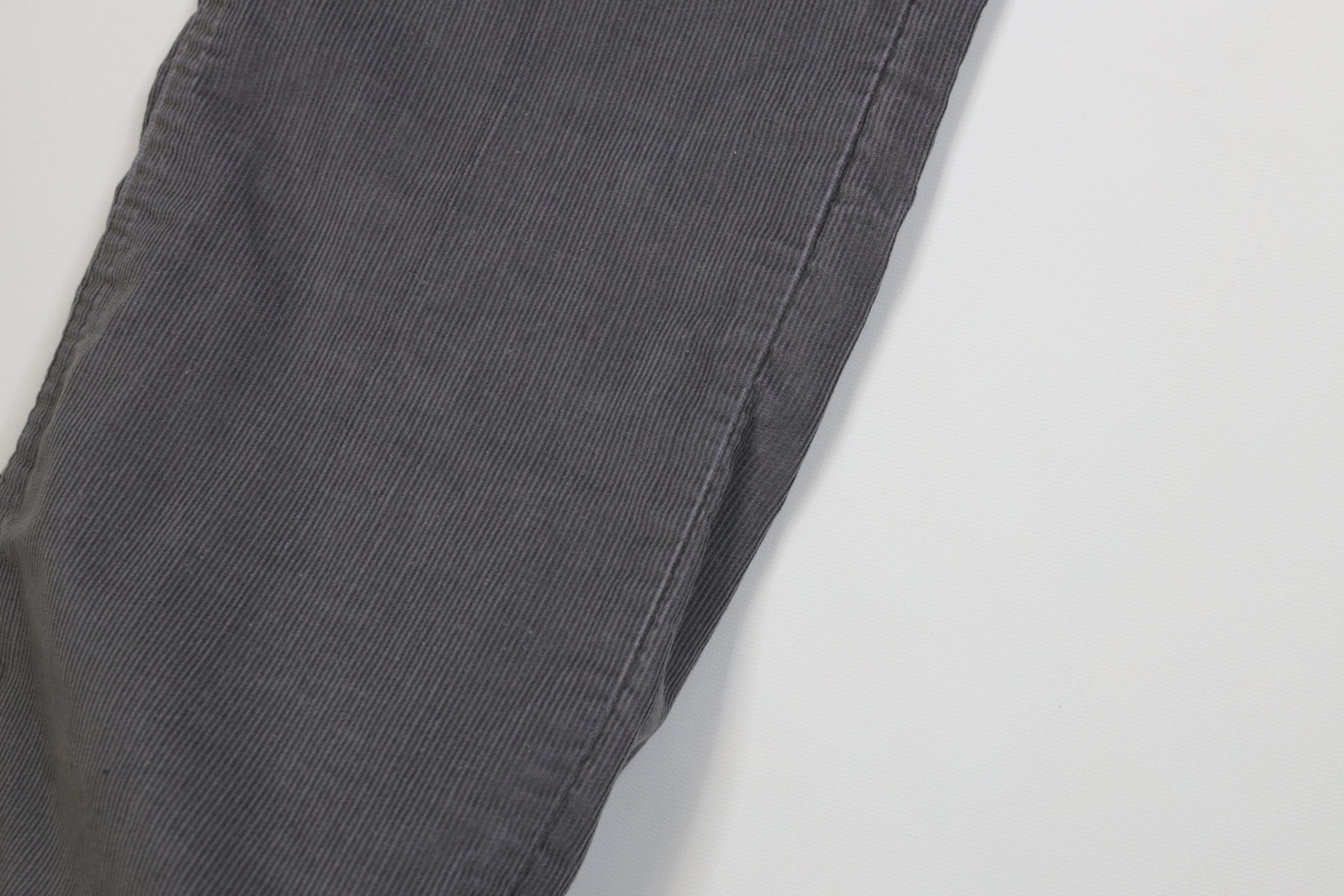 Vintage Vintage 70s Streetwear Straight Leg Corduroy Pants Gray USA Size US 38 / EU 54 - 5 Thumbnail