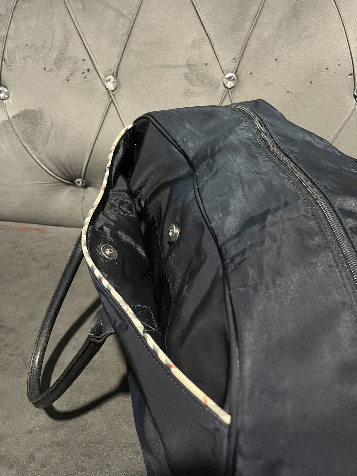 Burberry Authentic Burberry Golf Boston Bag Navy Logo Plate Size ONE SIZE - 19 Thumbnail