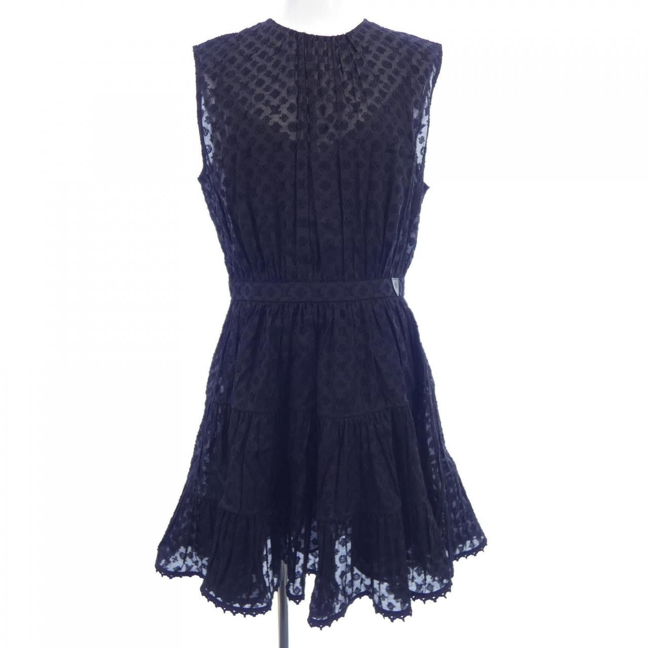 Louis Vuitton Louis Vuitton Louis Vuitton Monogram Fil Coupe Dress Textile Dresses FTDR49UM7 DUTY FREE for USA Size ONE SIZE - 1 Thumbnail