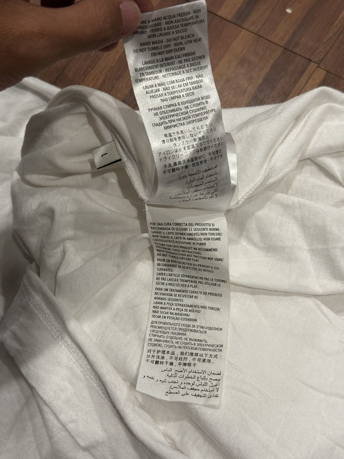 Gucci Gucci Washed Jersey Oversize T-Shirt 'White' Size US L / EU 52-54 / 3 - 11 Thumbnail