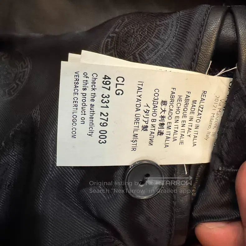 Versace Versace Men's leather jackets Size US S / EU 44-46 / 1 - 5 Thumbnail