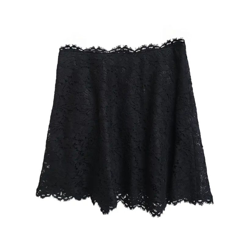 Valentino Valentino Black A-Line Mini Skirt 0089 Size 30" / US 8 / IT 44 - 1 Thumbnail