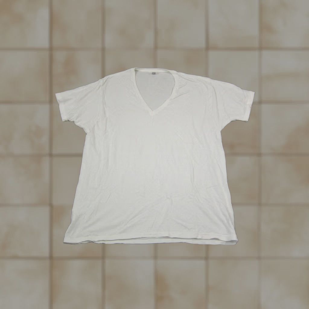 Jockey VINTAGE Jockey Shirt Mens XL White Single Stitch Blank Made USA Size US XL / EU 56 / 4 - 1 Thumbnail