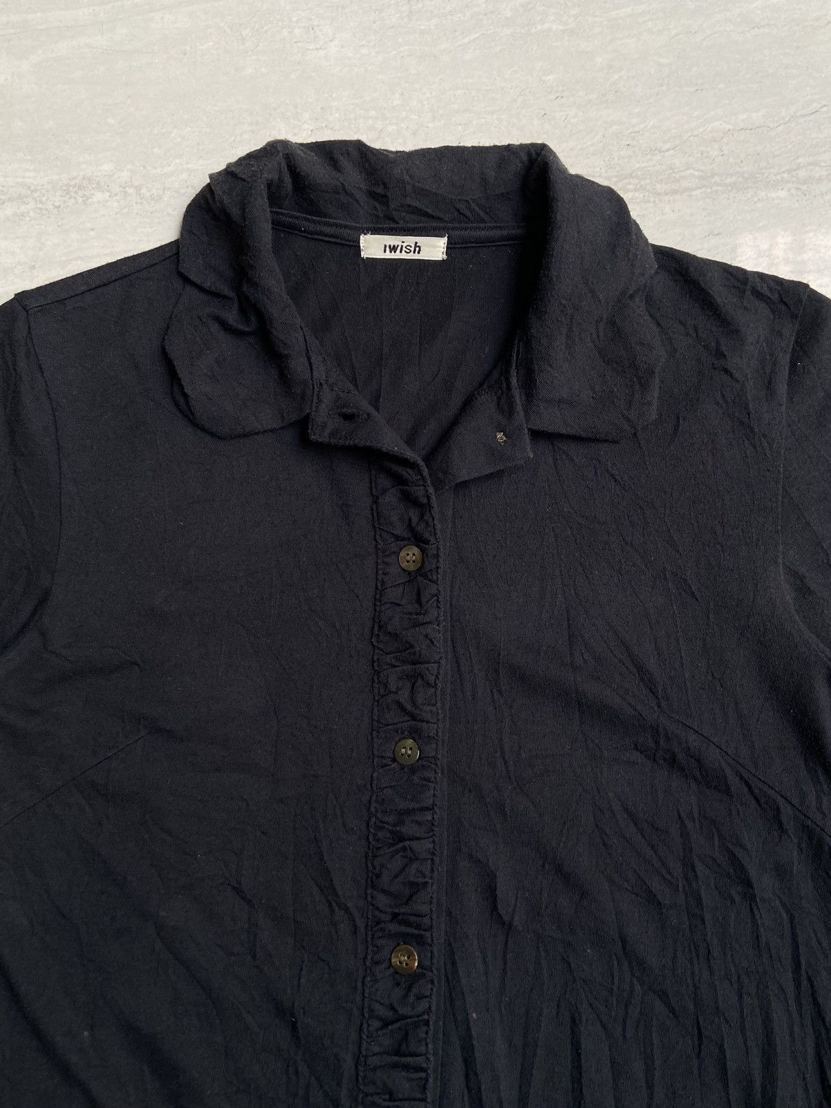 Japanese Brand Y’S BIS I WISH Navy Shirt Size US XS / EU 42 / 0 - 8 Thumbnail
