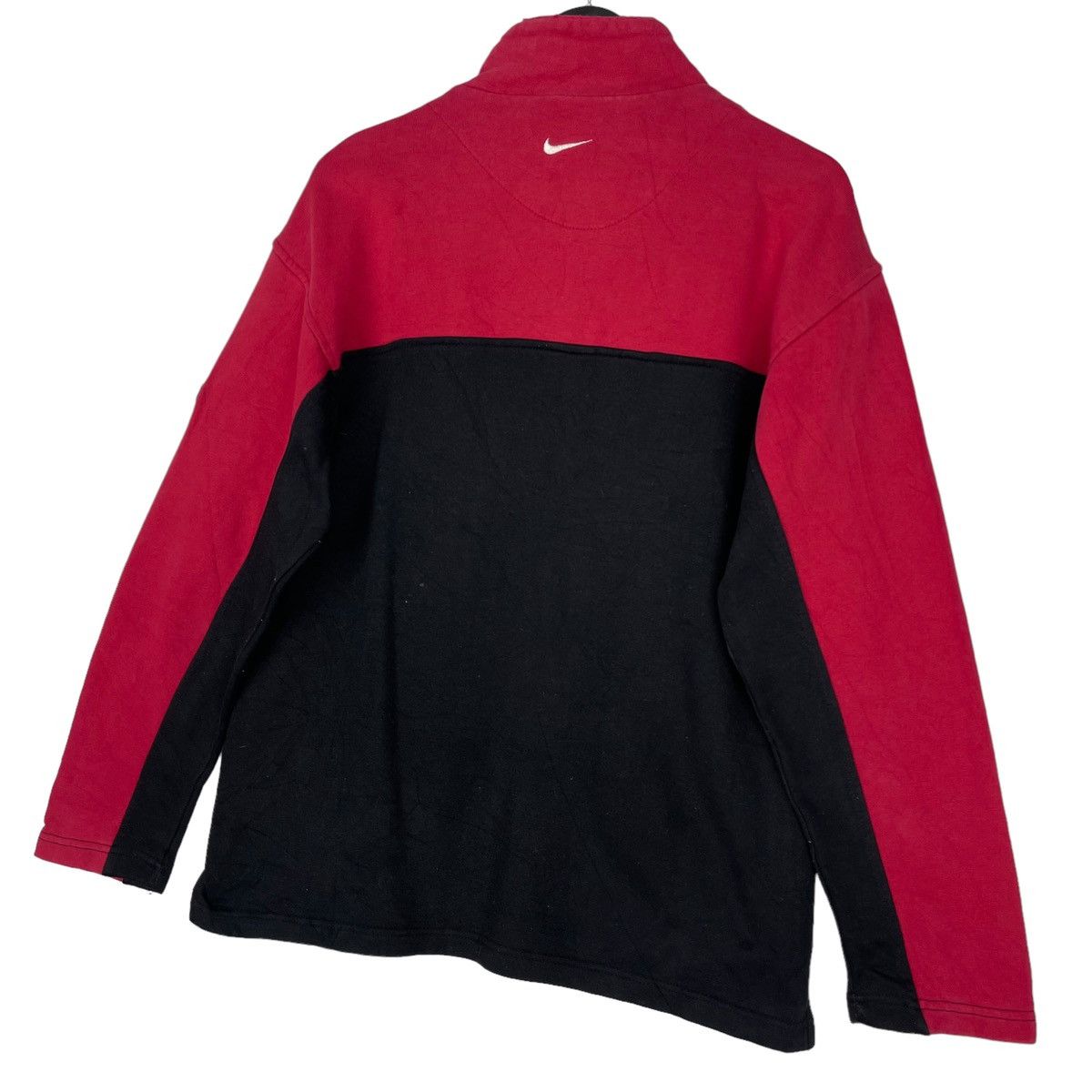 Nike × Vintage Vintage Nike Embroidered Botton Up Sweatshirt Turtleneck Size US S / EU 44-46 / 1 - 7 Thumbnail
