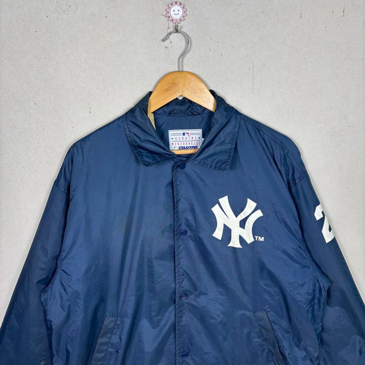 New York Yankees Vintage New York Yankees MLB Sweater Jacket Size US L / EU 52-54 / 3 - 3 Thumbnail