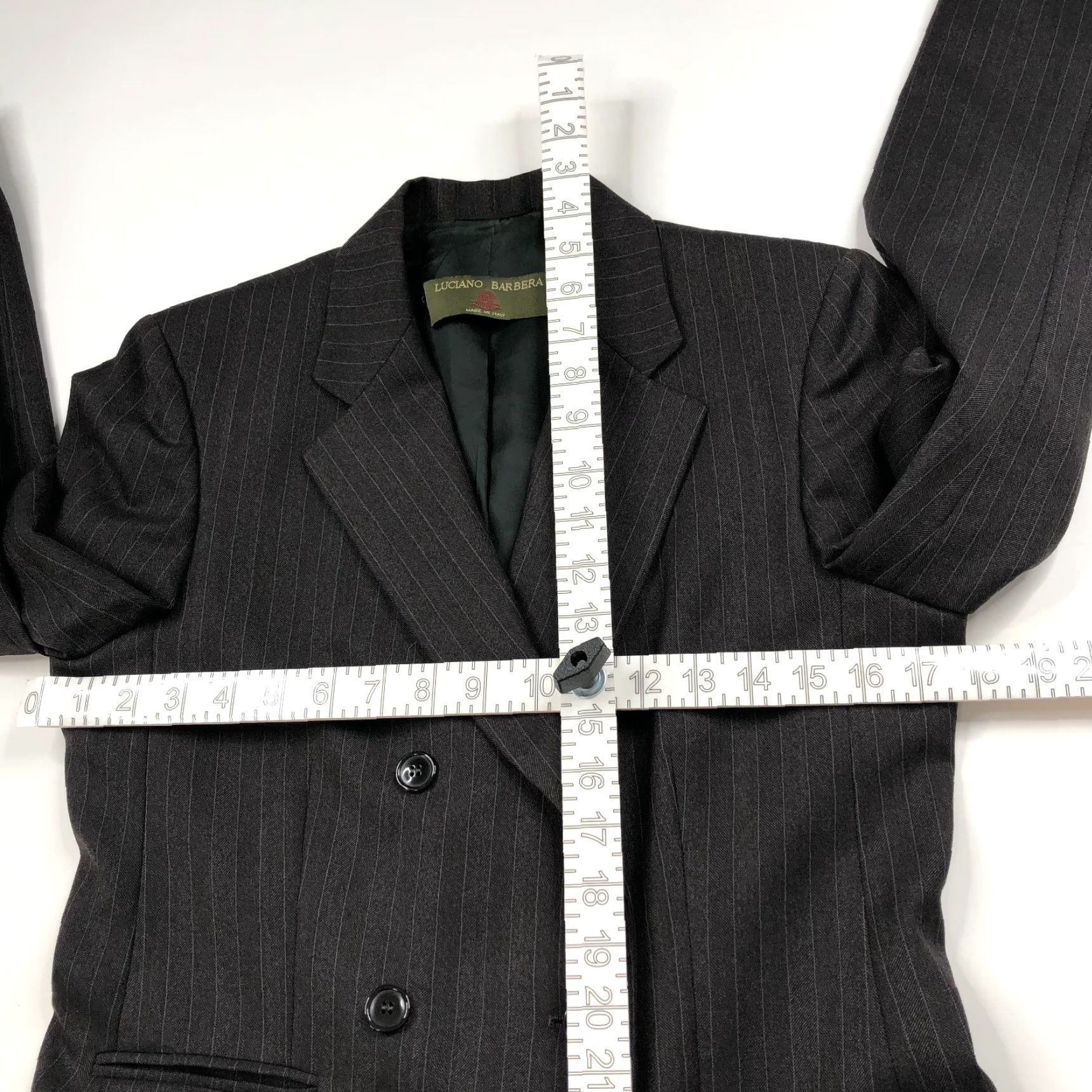 Doublet Luciano Barbera Blazer Wool Striped Brown Gray MINT Size M / US 6-8 / IT 42-44 - 3 Thumbnail