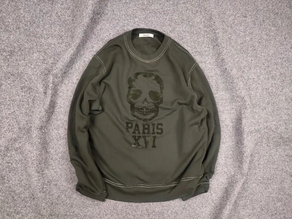 Zadig & Voltaire Zadig & Voltaire Design simba skull Logo Khaki Sweatshirt Size US M / EU 48-50 / 2 - 1 Thumbnail