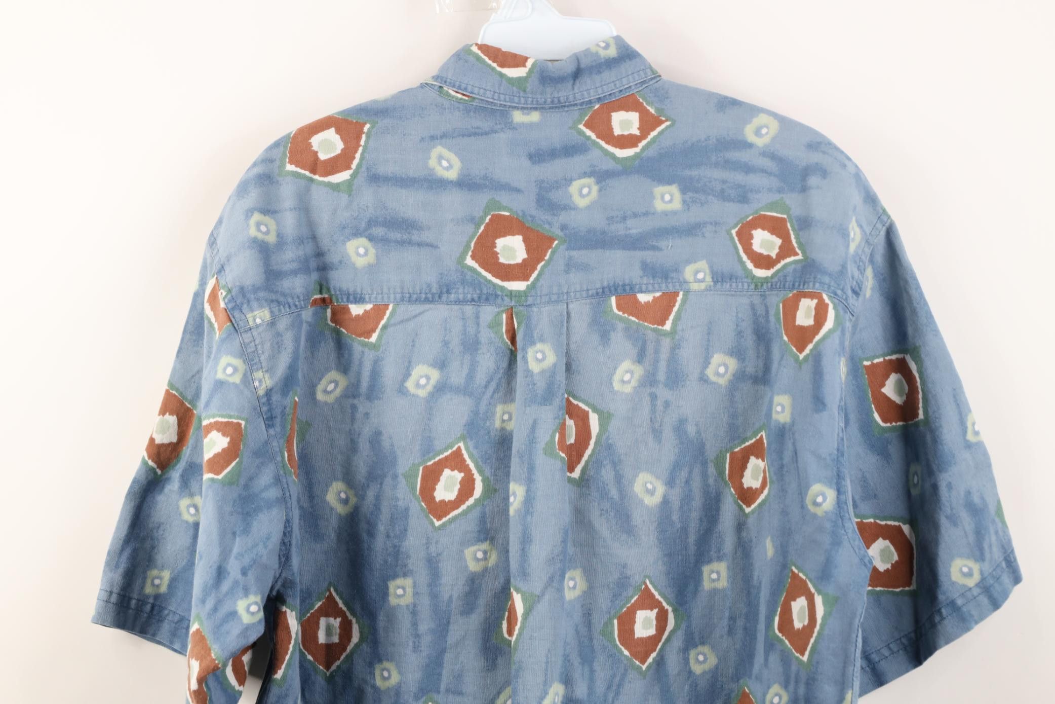 Vintage Vintage 90s Streetwear Short Sleeve Button Down Shirt Size US M / EU 48-50 / 2 - 12 Thumbnail