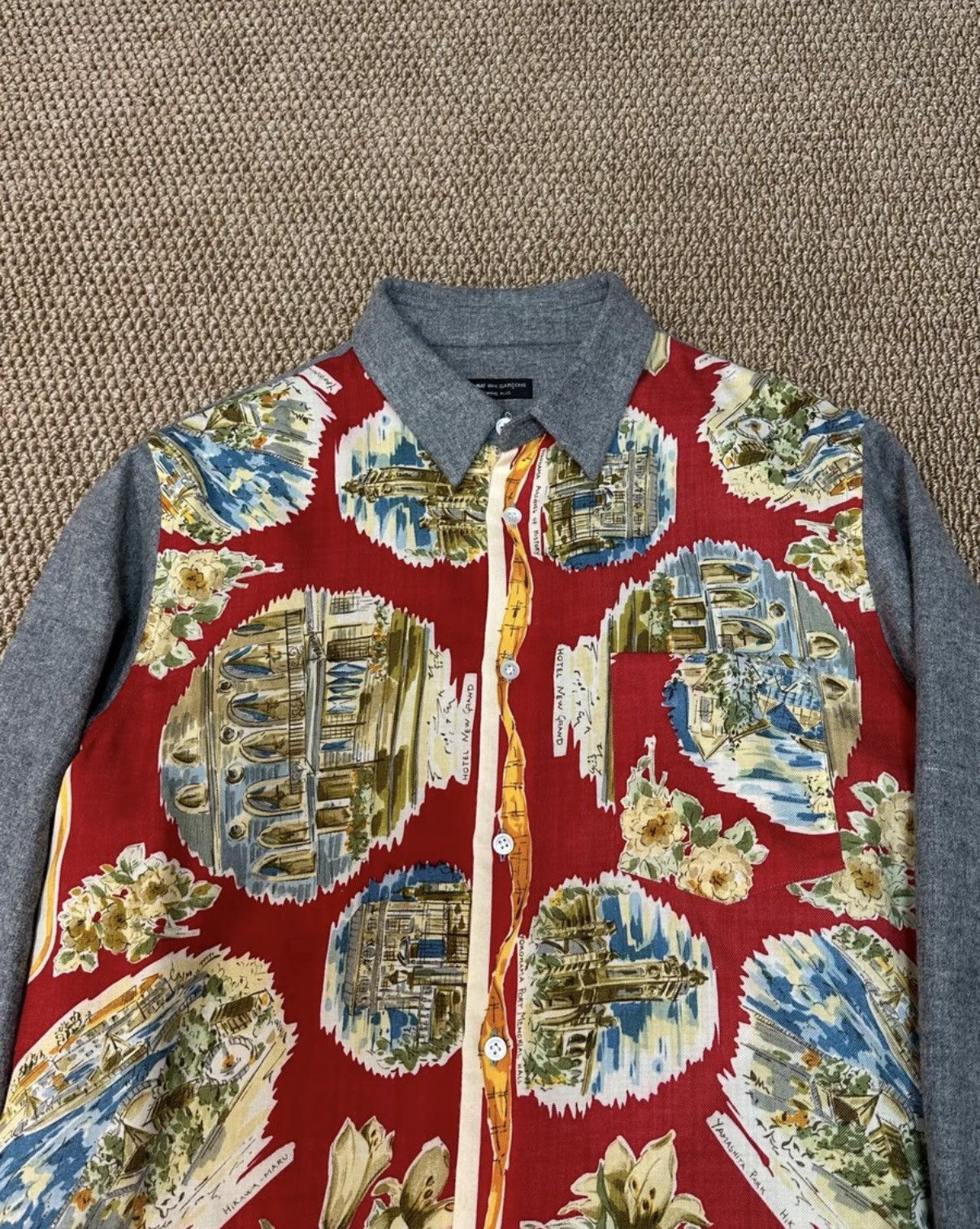 Comme des Garcons Homme Plus Comme des Garçons Homme Plus 99AW Hermès Wool Shirt K23 Size US M / EU 48-50 / 2 - 4 Thumbnail