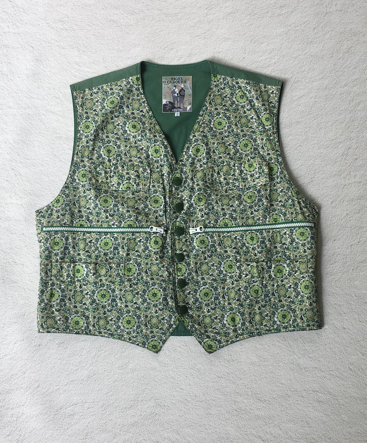 Nigel Cabourn Vest Nigel Cabourn Multi Pocket Size US M / EU 48-50 / 2 - 2 Thumbnail