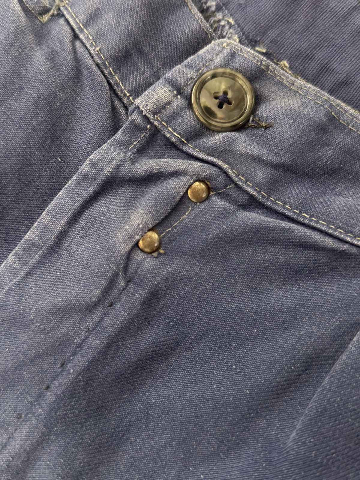 Vintage 1950's Vintage French Workwear Pants Size US 32 / EU 48 - 5 Thumbnail