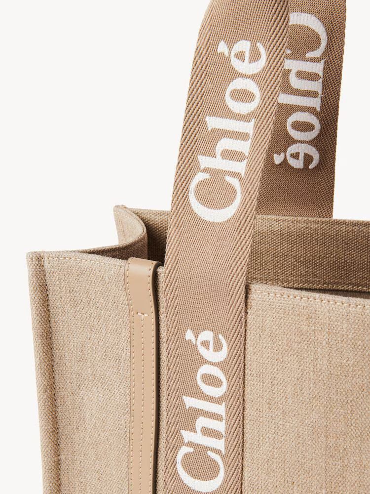 Chloe o1loc1c10226 Size: OS / Woody Tote Medium Bag Boyish Brown Size ONE SIZE - 5 Thumbnail
