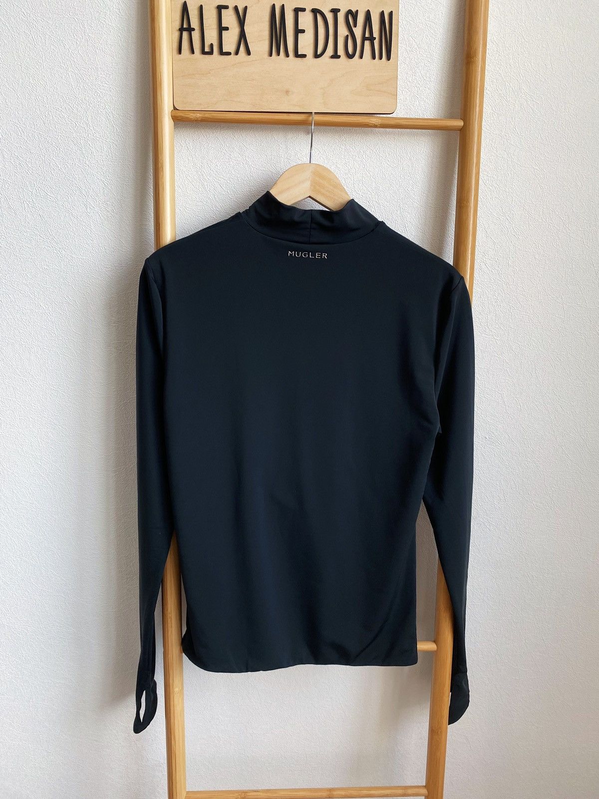 Mugler Mugler x H&M Jersey Cut-Out Shirt Size L Size US L / EU 52-54 / 3 - 11 Thumbnail