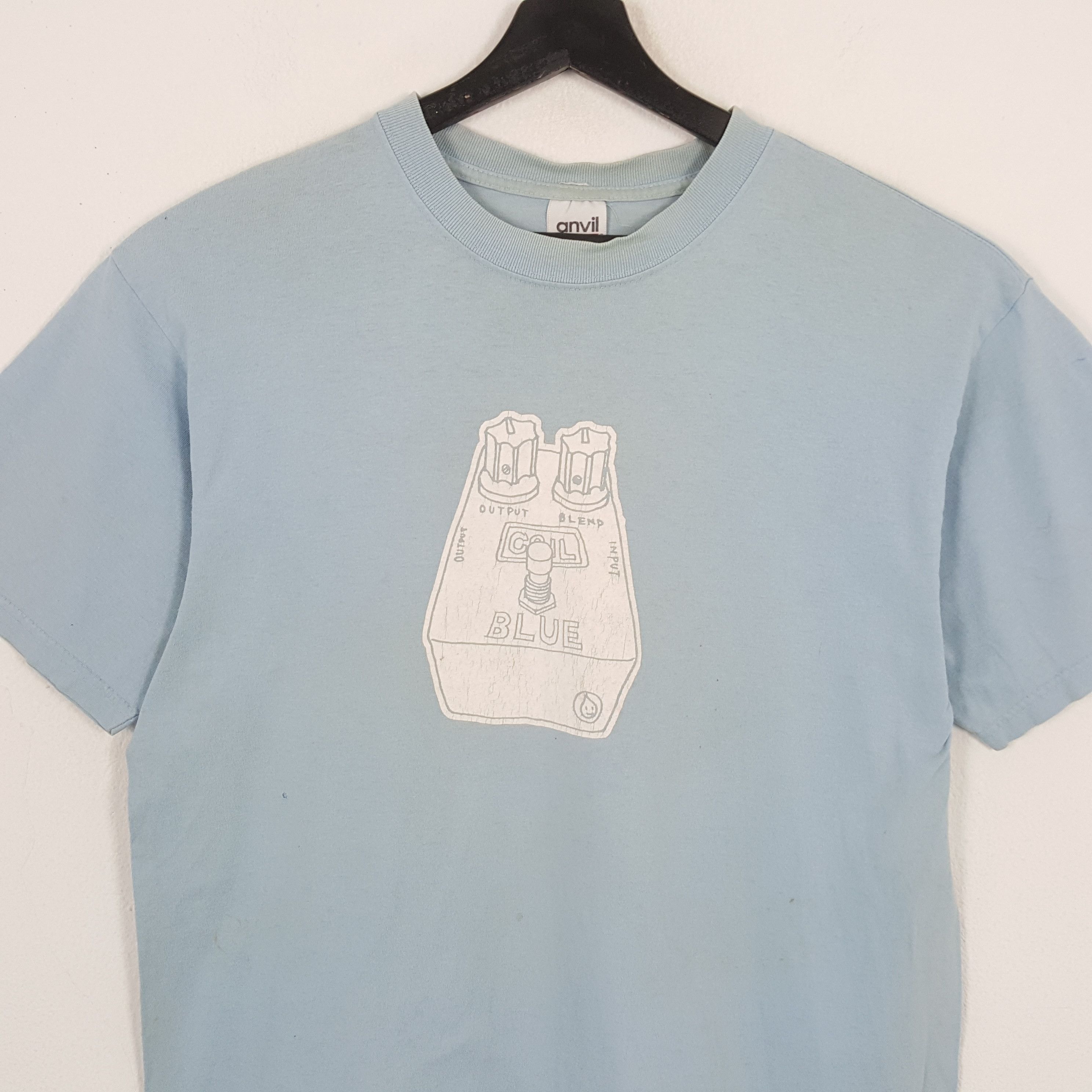 Vintage COIL BLUE Rock Band Tshirt Size US L / EU 52-54 / 3 - 2 Thumbnail