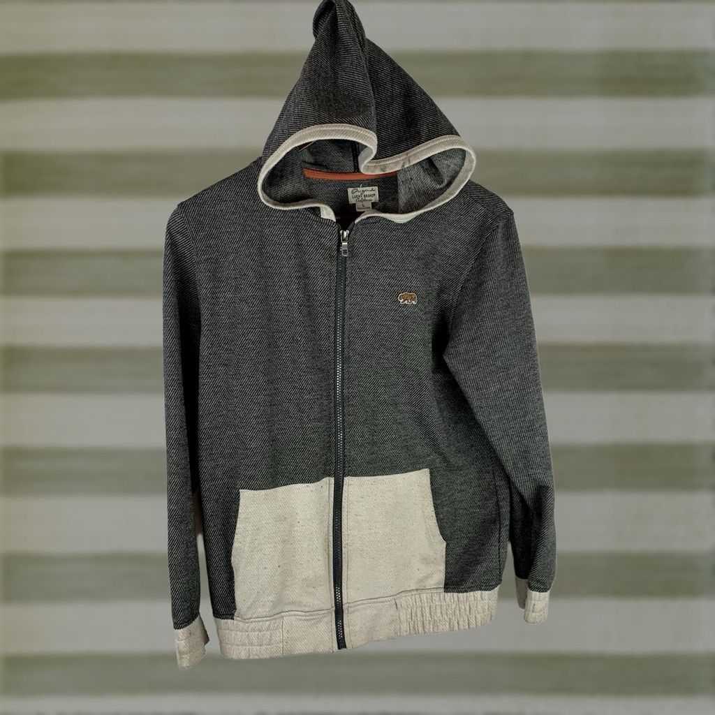 Lucky Brand Lucky Brand Hoodie Womens Size Large Gray Hooded Full Zip Jacket Pocket Zipper Casual Walking Size L / US 10 / IT 46 - 1 Thumbnail