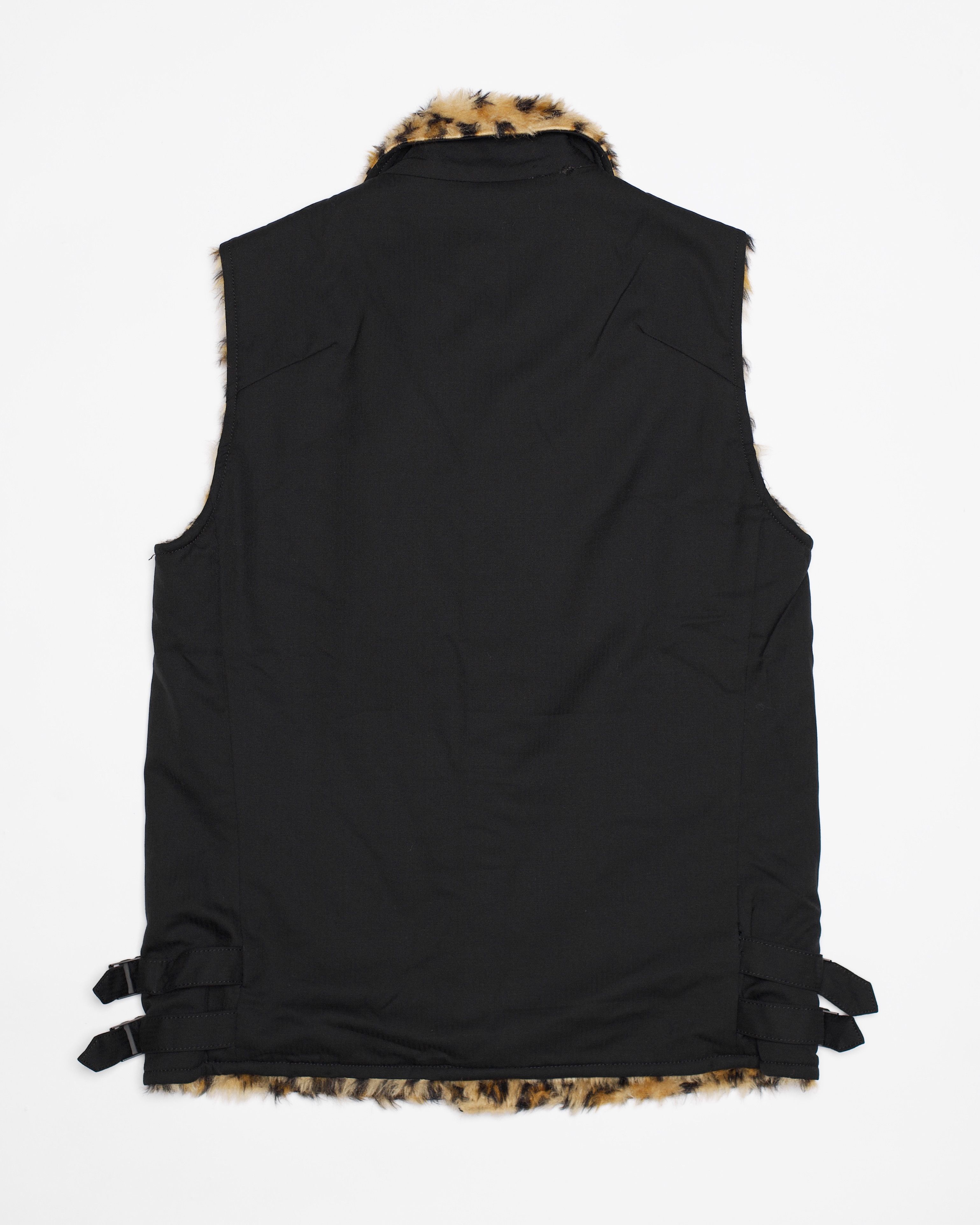 Pledge Pledge Leopard Print Boa Vest Size US M / EU 48-50 / 2 - 2 Thumbnail