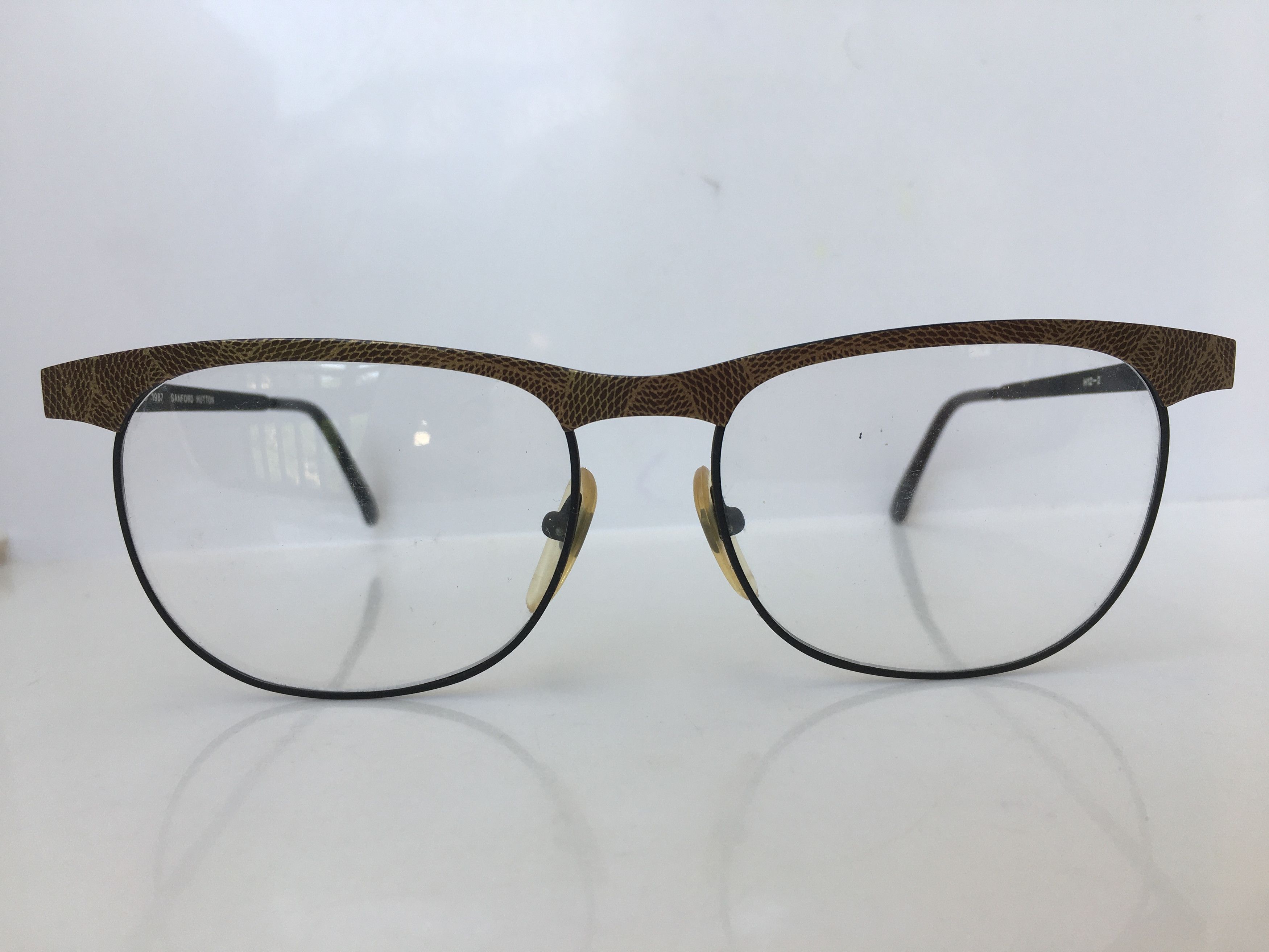 Other Sanford Hutton Malcolm X Eyeglasses Frame Japan Size ONE SIZE - 1 Thumbnail