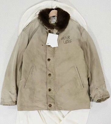visvim 21aw CHIEF DECKHAND COAT BEIGE 2