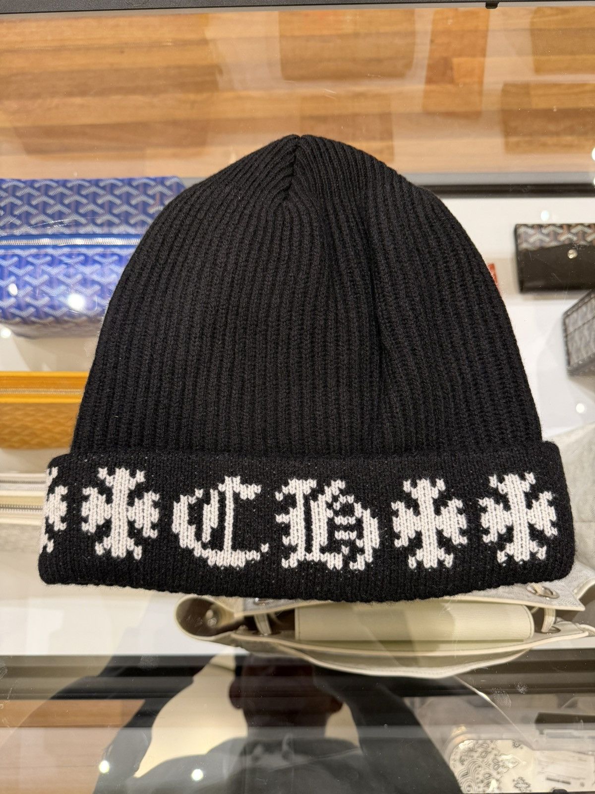 Chrome Hearts Chrome Hearts Big Daddy Cashmere Beanie - Black Size ONE SIZE - 2 Thumbnail