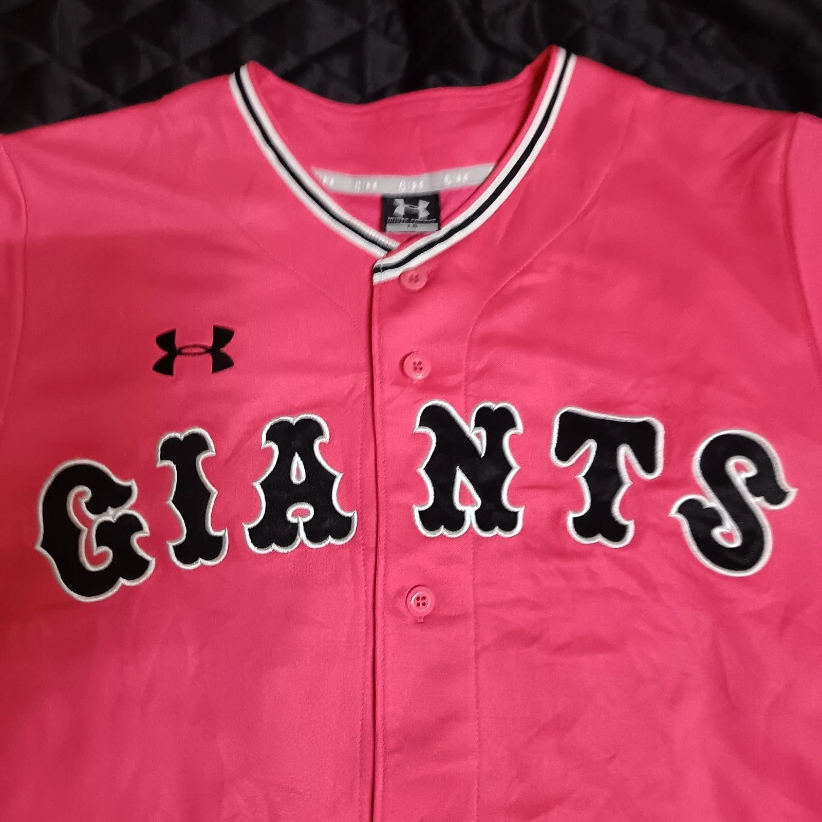 Under Armour Yomiuri Giants Seiji Kobayashi NPB Japanese Baseball Jersey Size US L / EU 52-54 / 3 - 2 Thumbnail