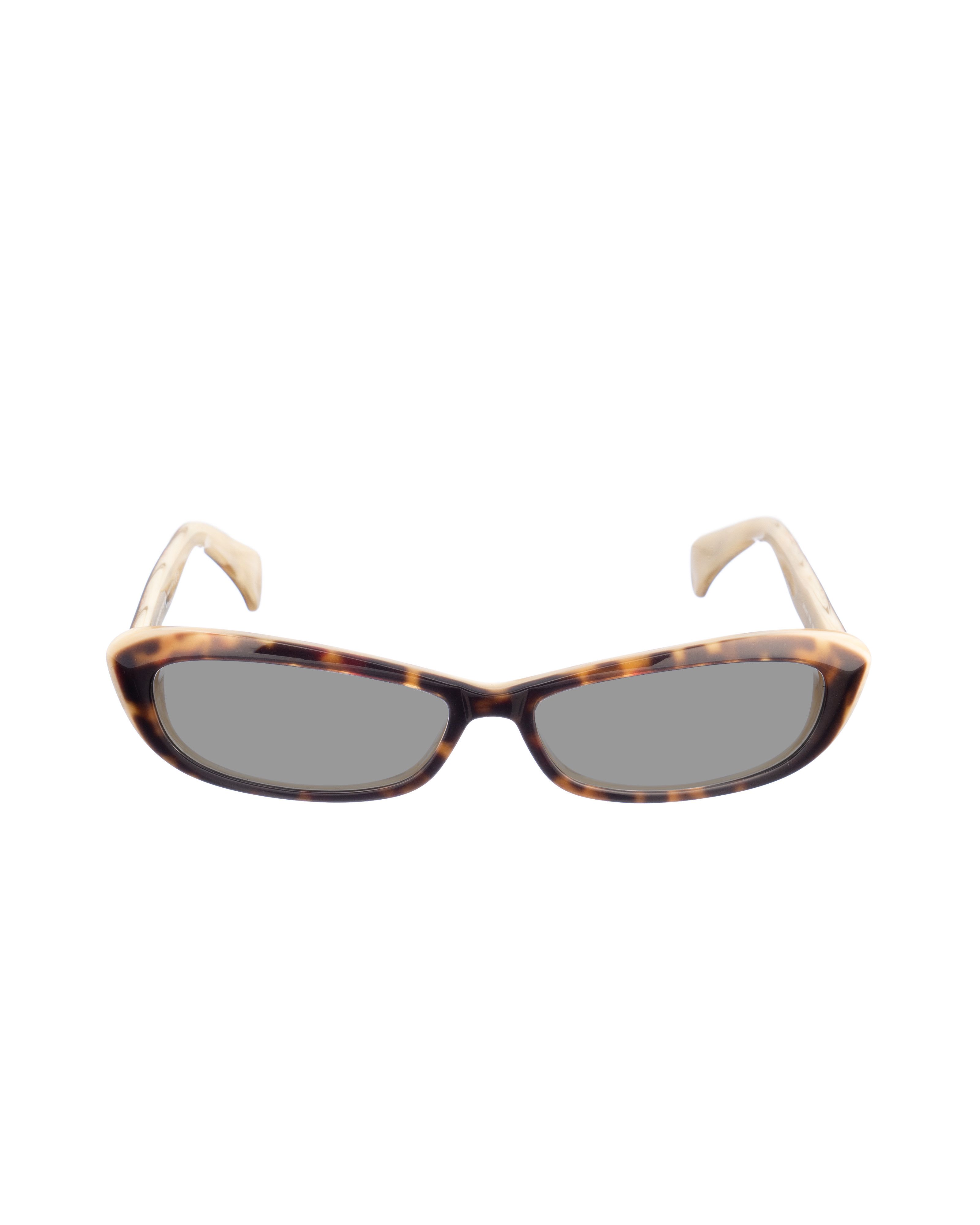 Alexander McQueen Alexander McQueen '90s Cream Cheetah Cat-Eye Sunglasses Size ONE SIZE - 1 Thumbnail