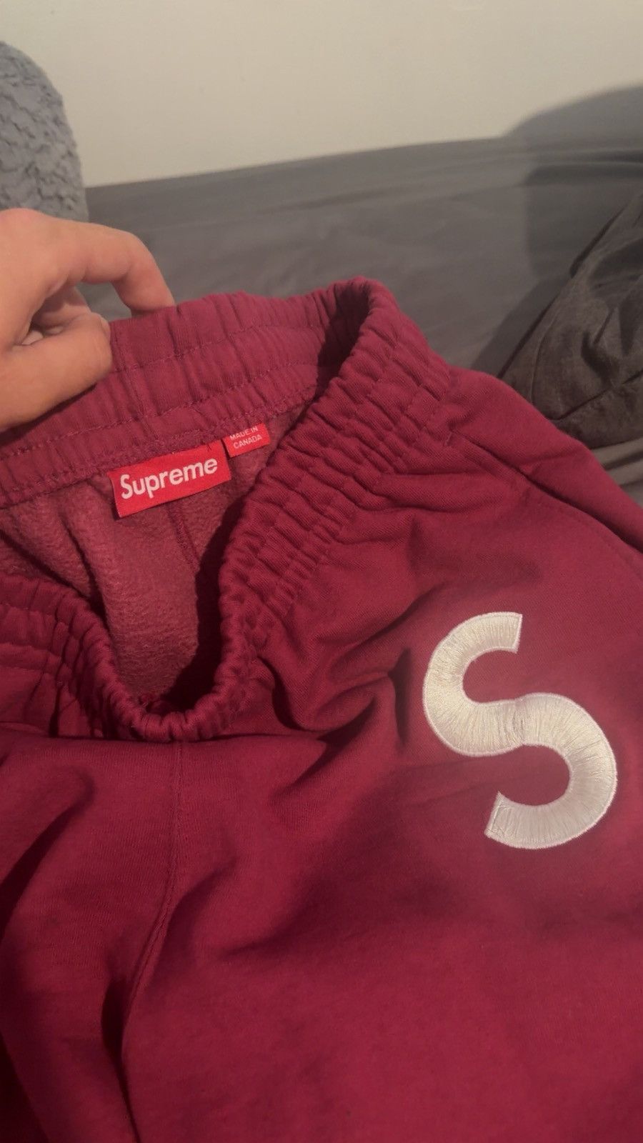 Supreme Supreme S Logo Sweatpant (FW25) Size US 32 / EU 48 - 3 Thumbnail